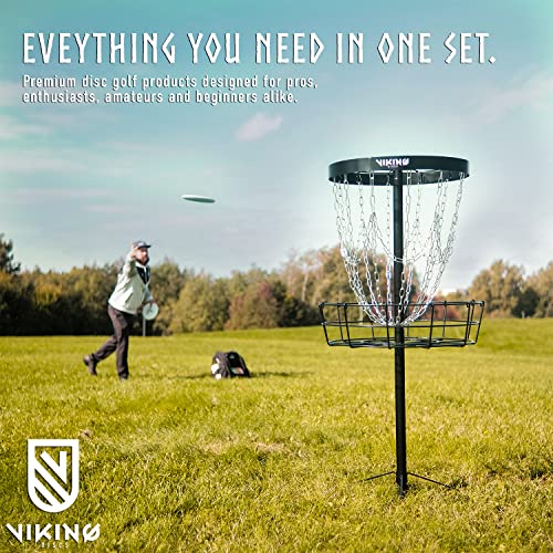 Viking Discs Armor Disc Golf Set – 8 Frisbee Scheiben für Jede Distanz, PDGA ZUGELASSEN – Putter-Driver - 2