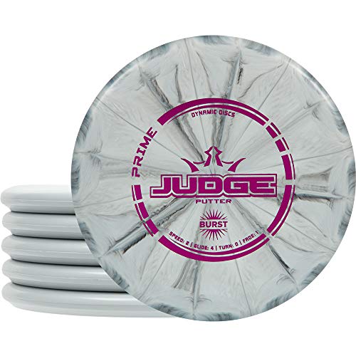Dynamic Discs Judge Disc Golf Putter 5er Pack | Prime Burst Judge Disc Golf Putter Pack | Frisbee Golf Putter Pack | ab 170 Gramm | Farbe und Stempel variieren